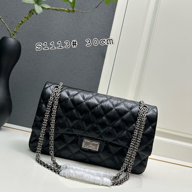Ch*el top handle bags